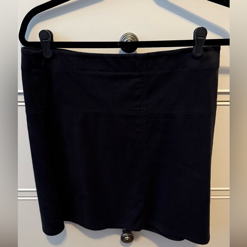 Sofie Max black suede pencil skirt